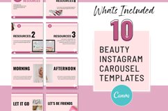 Beauty Instagram Carousel Template | Canva Carousel Post Product Image 8