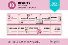 Beauty Instagram Carousel Template | Canva Carousel Post Product Image 1