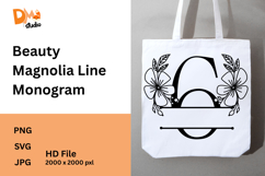 Beauty Magnolia Line Monogram Product Image 1