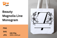 Beauty Magnolia Line Monogram Product Image 1