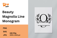 Beauty Magnolia Line Monogram Product Image 1