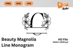 Beauty Magnolia Line Monogram Product Image 1