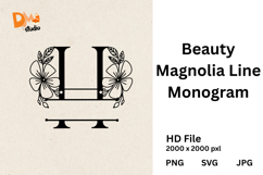 Beauty Magnolia Line Monogram Product Image 1