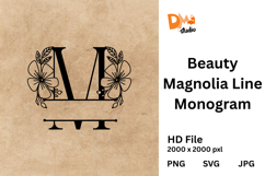 Beauty Magnolia Line Monogram Product Image 1