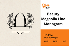 Beauty Magnolia Line Monogram Product Image 1