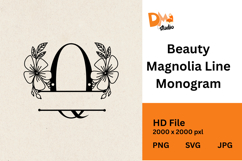 Beauty Magnolia Line Monogram Product Image 1