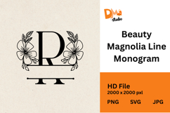 Beauty Magnolia Line Monogram Product Image 1