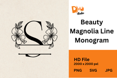 Beauty Magnolia Line Monogram Product Image 1