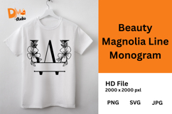 Beauty Magnolia Line Monogram Product Image 1
