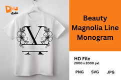 Beauty Magnolia Line Monogram Product Image 1