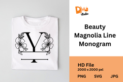Beauty Magnolia Line Monogram Product Image 1