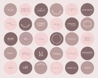 beauty salon instagram story icons