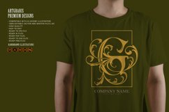 Beauty vintage G monogram letter logo Product Image 1