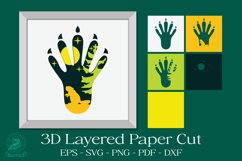 Animals Footprint 3D Layered Papercut Bundle Product Image 3