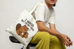 Funny Beaver Coffee PNG, Sublimation Design. Product Image 3