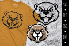 Beaver Mascot | Sports Mascot SVG Product Image 1