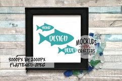 REVERSE CANVAS mock-up, sea glass Product Image 1