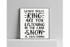 Sleigh Bells Ring SVG DXF PNG jpeg |Christmas Quote Digital Product Image 6