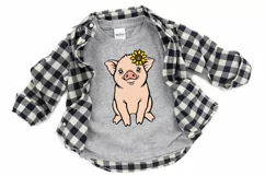 Pig svg Farm animals svg Farmhouse svg Layered svg cut files Product Image 9