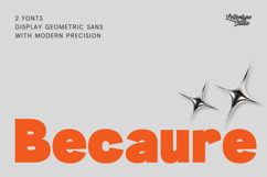 Becaure Modern Geometric Sans with Y2K Style Product Image 1