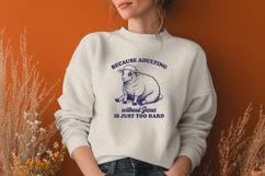 Because Adulting Without Jesus Is Just Too Hard SVG PNG Product Image 3