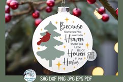 Because Someone We Love SVG | Christmas Holiday Decor Design Product Image 2