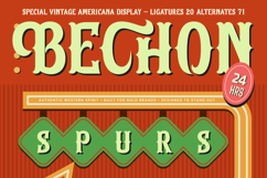 Bechon Spurs Special Vintage Americana Display Product Image 1