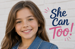 She Can Too! Pilot Machine Embroidery Design Product Image 12