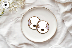 Round Dog Stud Earrings Laser Cut Vol.1 | Dog Earrings SVG Product Image 2