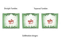 Hot cocoa Christmas Tumbler Sublimation,Skinny tumbler wrap Product Image 3