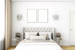 Bedroom mockup, Interior mockup, PSD JPG PNG Product Image 2