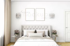 Bedroom mockup, Interior mockup, PSD JPG PNG Product Image 3