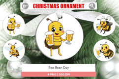 Ornament Bee Beer Day Product Image 1