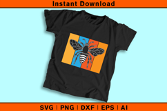 Retro Bee SVG | Colorful Striped Insect Cut File Product Image 2