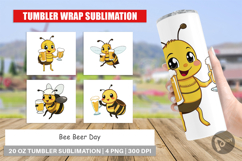Tumbler Bee Beer Day Product Image 1