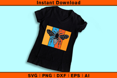 Retro Bee SVG | Colorful Striped Insect Cut File Product Image 3