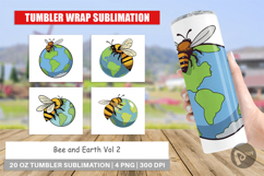 Tumbler Bee with Earth Product Image 1