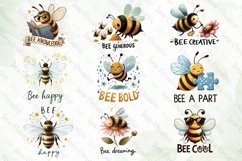 Bee And Playful Phrases Sublimation Product Image 3