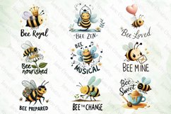 Bee And Playful Phrases Sublimation Product Image 2