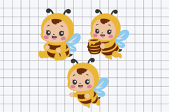 Baby Bee 3D SVG Product Image 2