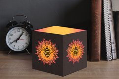 bee flower template
