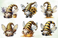 Bee Gnome Sublimation Clipart Product Image 3