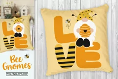 Love Bee Gnome Svg, Honey Bee Gnome Svg, Bees Svg Product Image 3