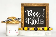 BEE HOME DECOR SIGNS SVG I BEE MOTIVATIONAL QUOTES SVG I BEE SIGNS SVG