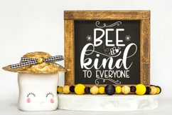 Bee Kind SVG I Bee Motivational SVG I Bee Home Decor SVG Product Image 2
