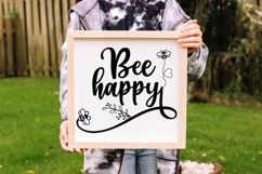 BEE HOME DECOR SIGNS SVG I BEE MOTIVATIONAL QUOTES SVG I BEE SIGNS SVG 3