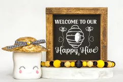 BEE HOME DECOR SIGNS SVG I BEE QUOTES SVG I BEE SIGNS SVG