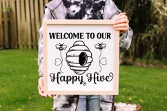 BEE HOME DECOR SIGNS SVG I BEE QUOTES SVG I BEE SIGNS SVG