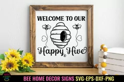 BEE HOME DECOR SIGNS SVG I BEE QUOTES SVG I BEE SIGNS SVG