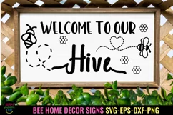 BEE HOME DECOR SIGNS SVG I BEE QUOTES SVG I BEE SIGNS SVG